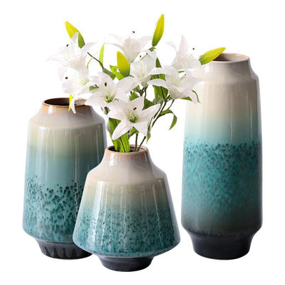 New Chinese Style Ceramic Vase Decoration Living Room TV Cabinet Ornaments