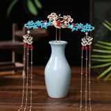 Super Fairy Hanfu Tassel Hairpin Hair Crown Hair Accessories Complete Set-3