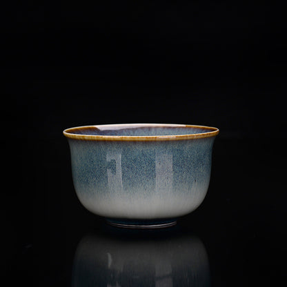 Kiln Changed To Build A Teacup Tianmu Glaze Drawing