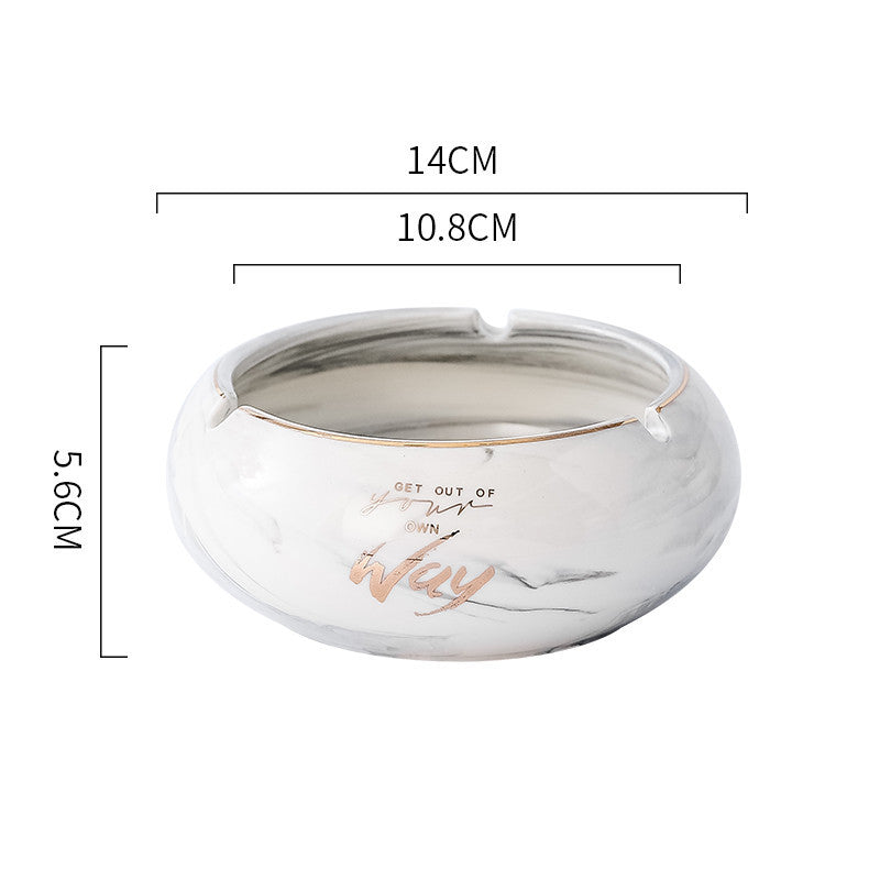 Personality Trend Ceramic Ashtray Creative Home