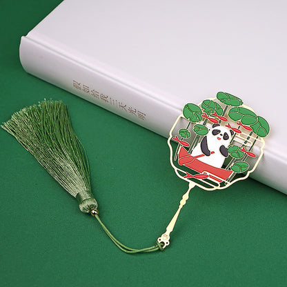 Color Cute Bear Brass Cultural And Creative Gift Bookmark