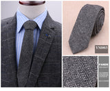 6cm wool tie