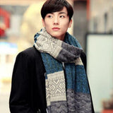 Knitted long scarf