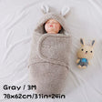 Warm Baby Swaddle Blanket Plush Newborn Sleep Sack-20