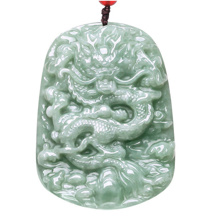 Zodiac Dragon Domineering Jade Pendant