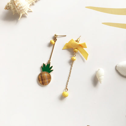 Asymmetric pineapple Earrings