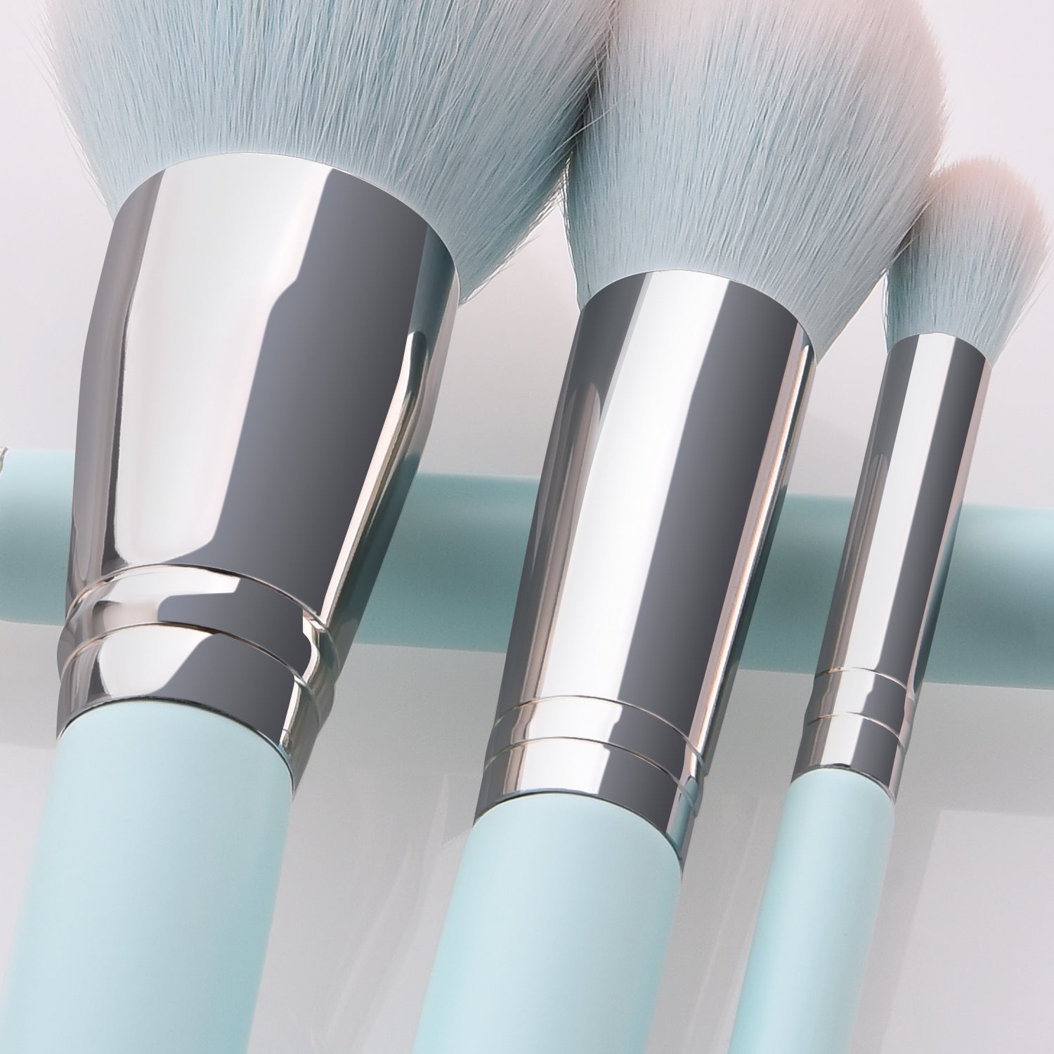 Tiffany Blue 12-piece Makeup Brush Set Beauty Tools-5