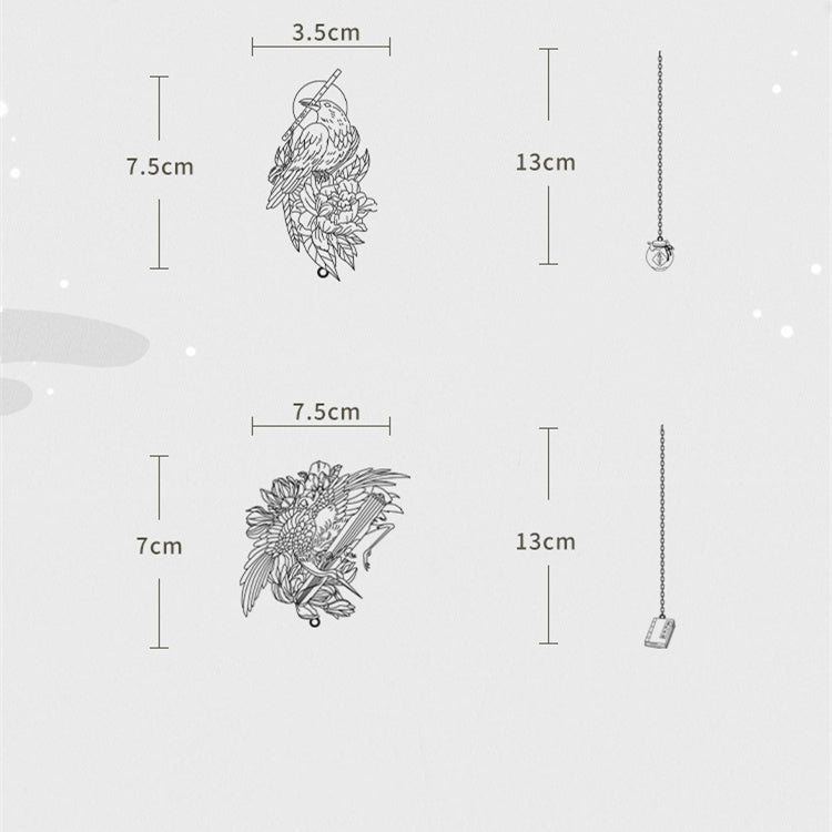 Grandmaster of Demonic Cultivation Characters Alloy Bookmarks-4