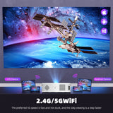 Wireless HD Projector Home Theater Portable Overhead Projector