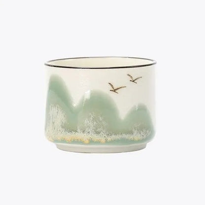 Hand-painted Ceramic Cup Thousand-li Landscape Creative Gift Tea Set Tea Cup