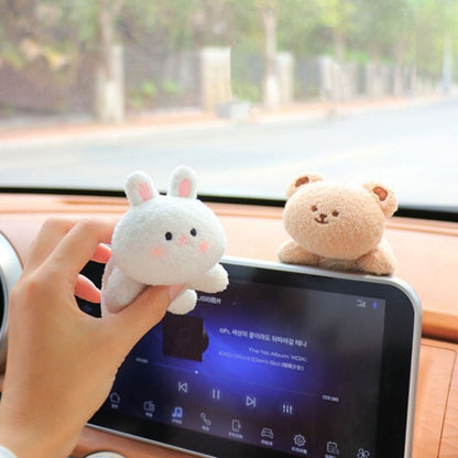 Car Center Console Cute Plush Doll Decoration-3