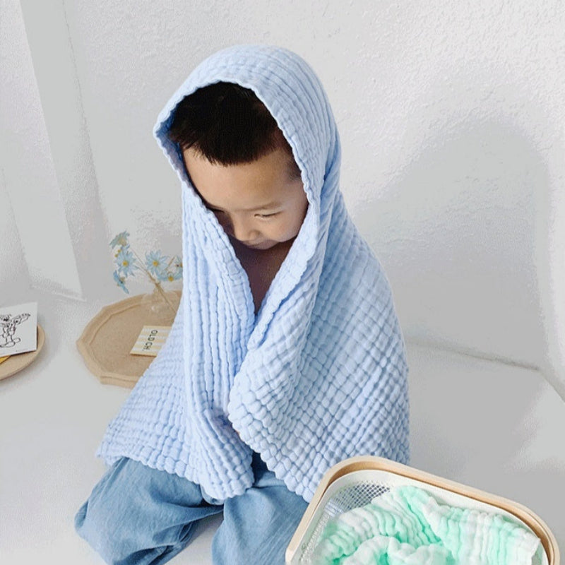 Plain Color All Cotton 6-layer Gauze Bubble Cotton Children's Quilts