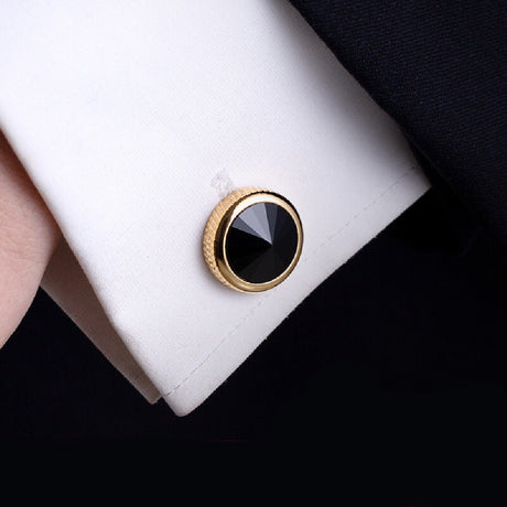 Men's Fashion Embossed French Cufflinks