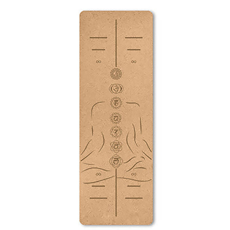 Portable Cork Yoga Non-Slip Exercise Mat