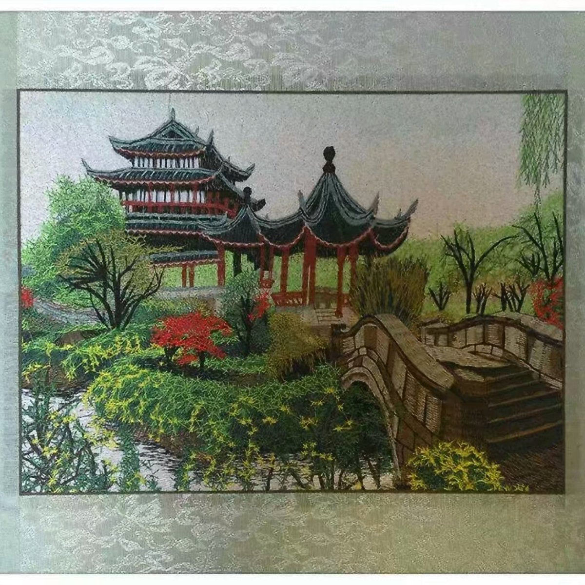 Classic Landscape Embroidery Decorative Painting-3