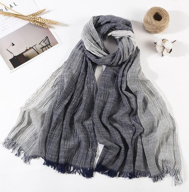 Men's cotton scarf