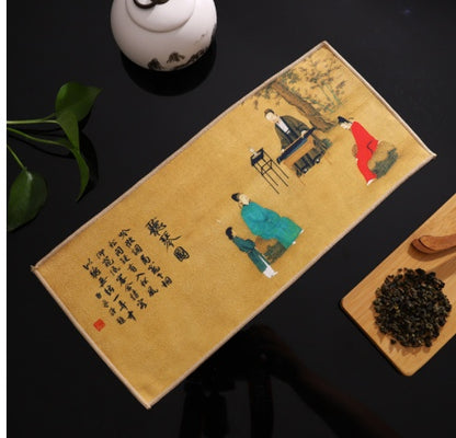 Kung Fu Tea Set Accessories Absorbent Thickened Mat Rag