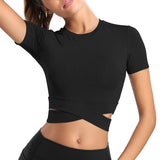 Sports Fitness Cropped Yoga Clothes T-shirt