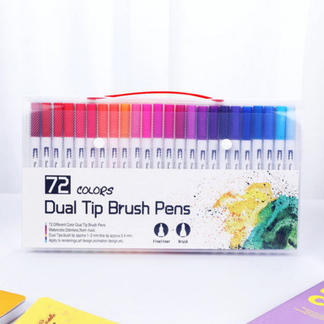Watercolor Pen 48/60/72/100 Colors Ink Water Pen