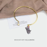 Planet Cat Astronaut Bracelet