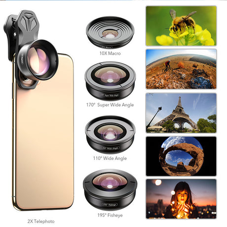 Macro Fisheye Telephoto Five-in-one Camera Set