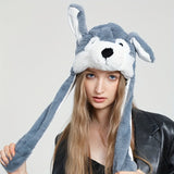 Cute Gift Animal Hat with Moving Ears-6