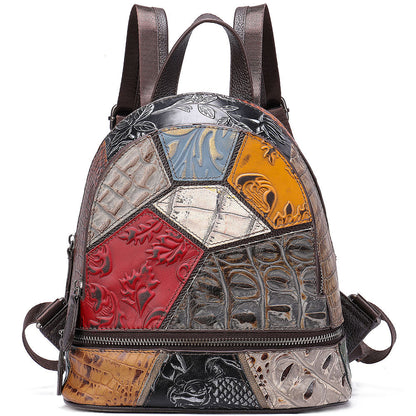 Personalized Fashion Leather Backpack Casual Backpack