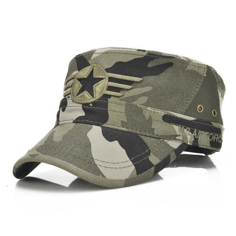 Stitching Old Military Cap