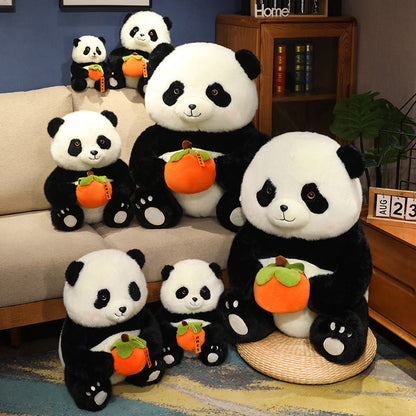 Children's Gift Persimmon Panda Plush Doll Travel Souvenir-1