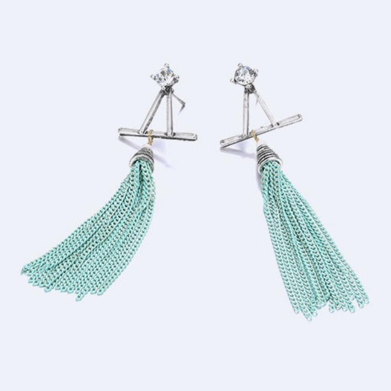 Fashion Earrings Women Long Tassel Earrings