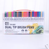 Watercolor Pen 48/60/72/100 Colors Ink Water Pen