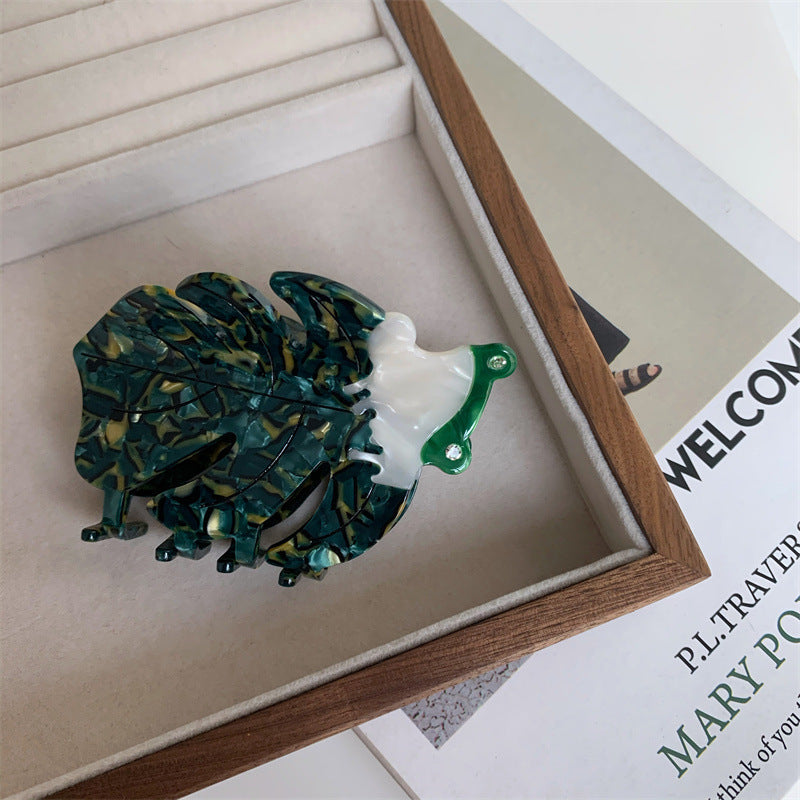 Frosch Grip Farbe passende Haarkrallen Haifisch Clip Haarzubehör Accessoires