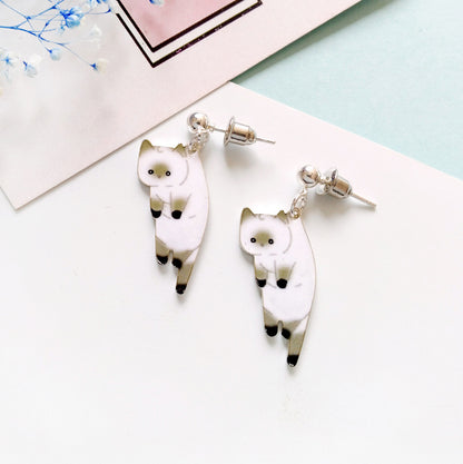 Animal Kitty Student Earrings Fashion Popular Earrings