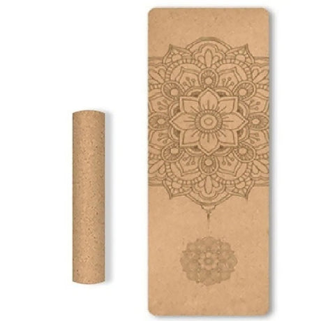 Portable Cork Yoga Non-Slip Exercise Mat
