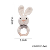 Gestrickte Tierrasseln Puppen Beruhigendes Babyspielzeug