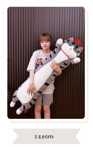 Creative Wuhuang Cat Pillow Cute Long Plush Doll Cat-10