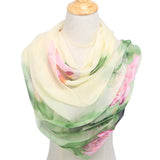 Spring and Summer Sunscreen Bright Color Printed Thin Scarf Shawl-8