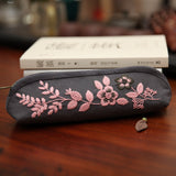 Retro Lu Embroidery Non Finished Products Hand Embroidery Pencil Case-6