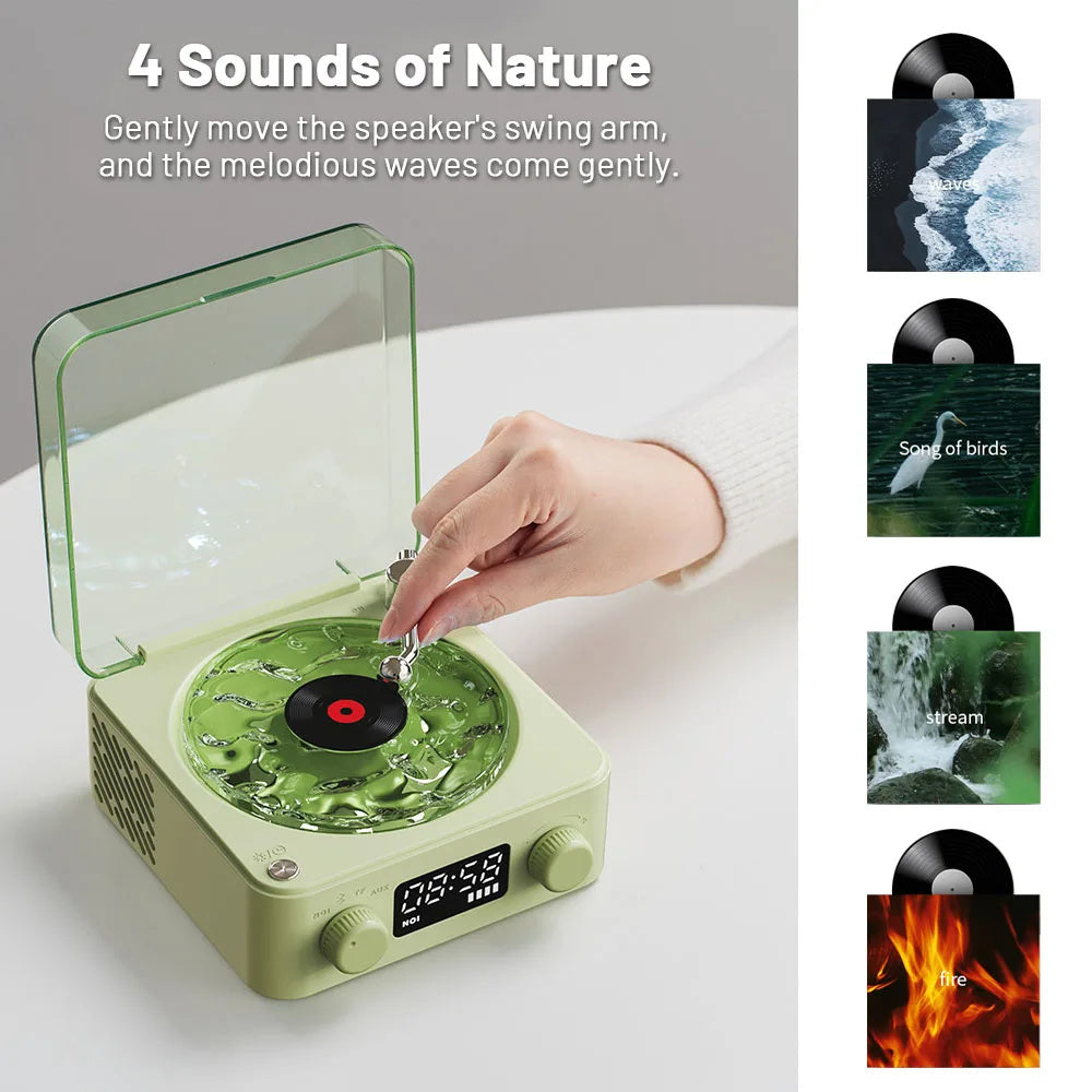 Vinyl Record Player Bluetooth Speaker