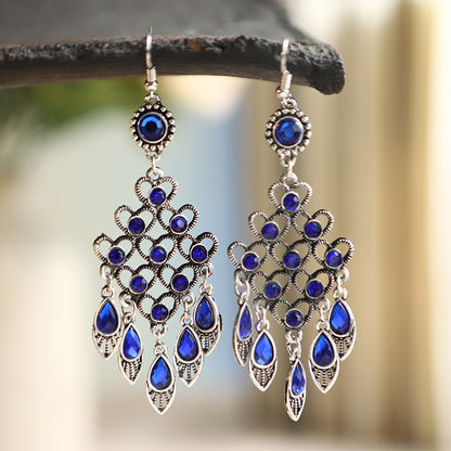 Chinese style multi-layer elegant earrings