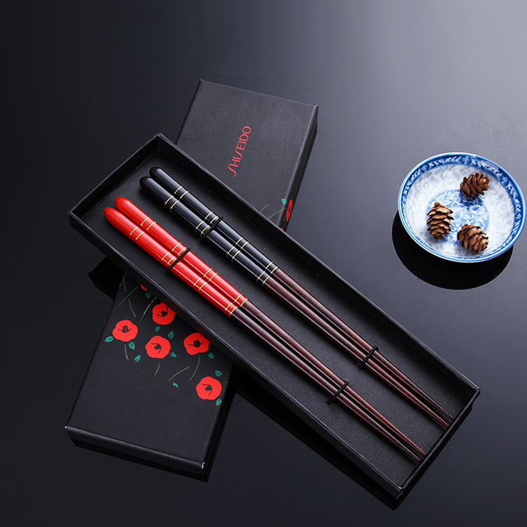 Wooden Chopsticks Gift Box Couple Chinese Style Series