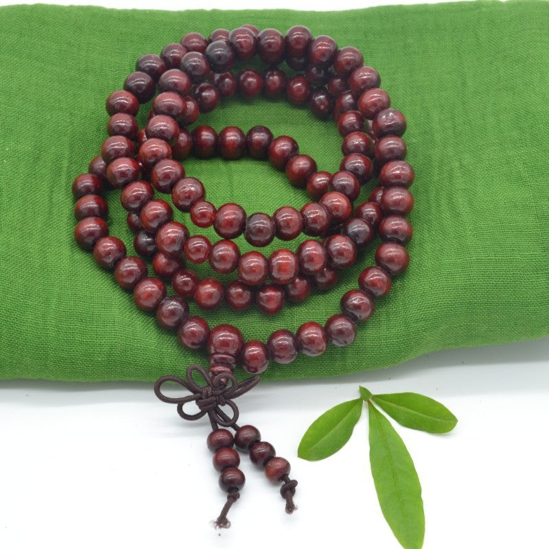 Red sandalwood bracelet