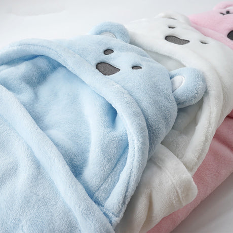 Baby Coral Fleece Hug Blanket for Newborn
