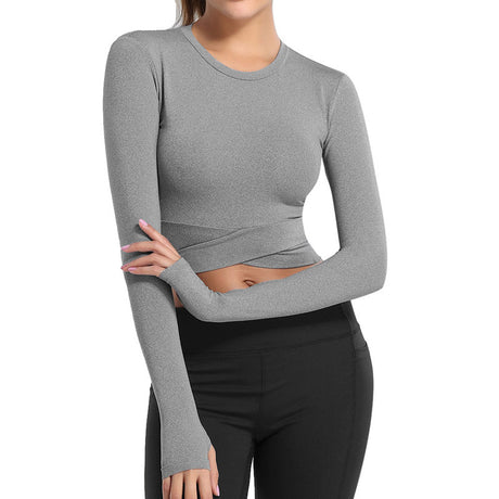Sports Fitness Cropped Yoga Clothes T-shirt