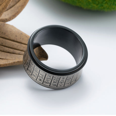 Domineering Chinese style men's ring