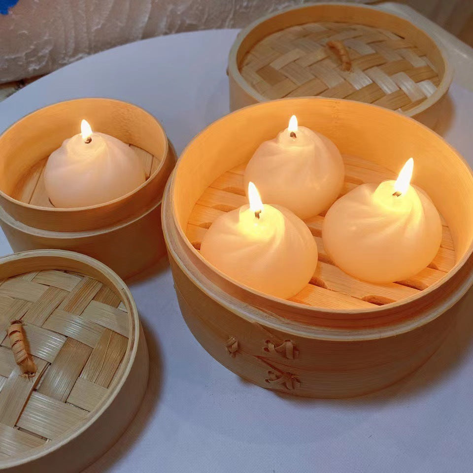 Featured Creative Home Decor Baozi Aromatherapy Candle-1