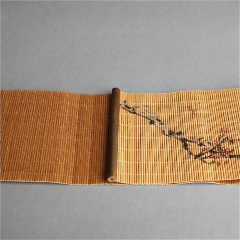 Natural Print Bamboo Tea Mat Insulation Pad