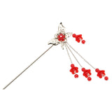 Long tassel hairpin hairpin top clip step headdress