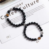 Obsidian Couple Bracelet