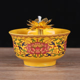 Dragon Boat Festival Household Oil Lamps Buddha Front Ceramic Buddha Lamp